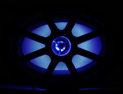 Memphis MXA69L 6" x 9" Marine Coaxial Speakers with RGB LEDs