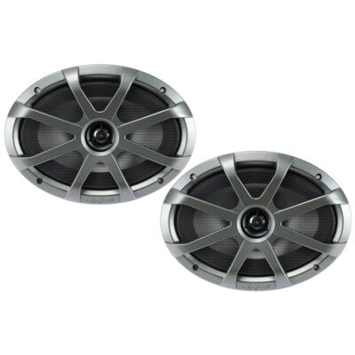 Memphis MXA69L 6" x 9" Marine Coaxial Speakers with RGB LEDs
