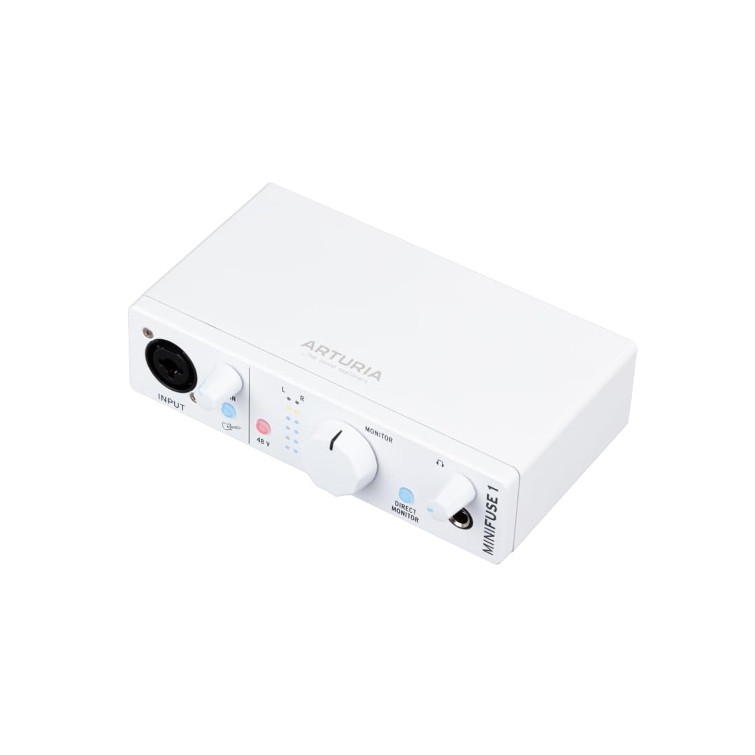 Arturia MiniFuse 1 White USB Audio Interface