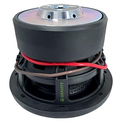 Gravity GW-8D4 8-Inch Dual 4-Ohm Car Audio Subwoofer