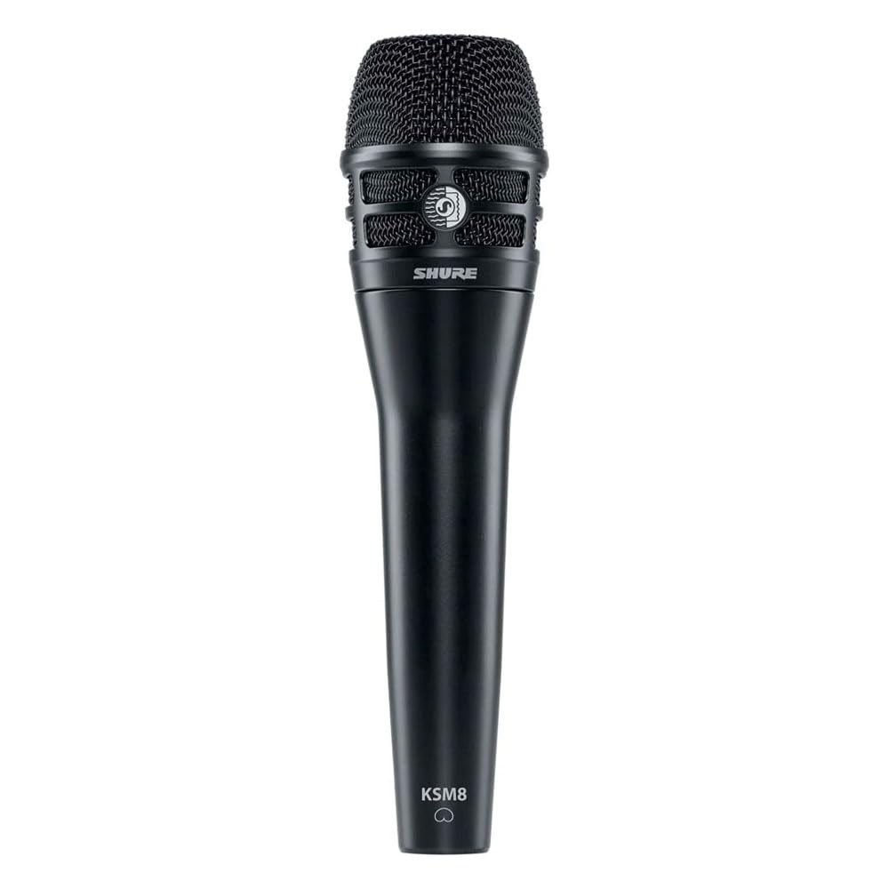 Shure KSM8/B Dual-Diaphragm Dynamic Vocal Microphone