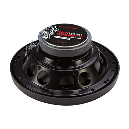 Crunch CS653 6.5" 3-Way Coaxial Car Speakers