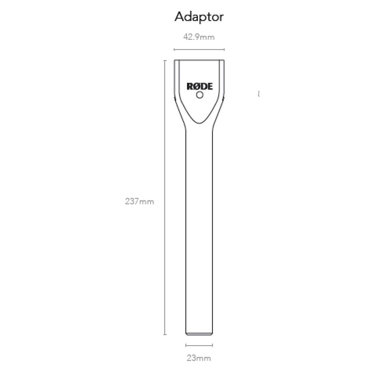 RØDE INTERVIEWGOBLK Handheld Wireless Microphone Adapter