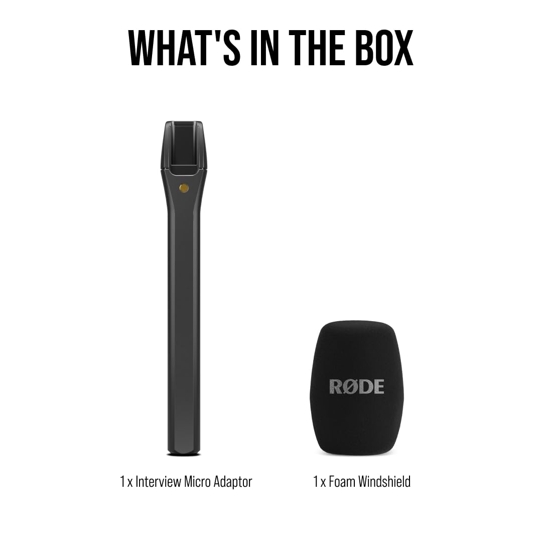 RØDE INTERVIEWMICRO Wireless Micro Handheld Adaptor