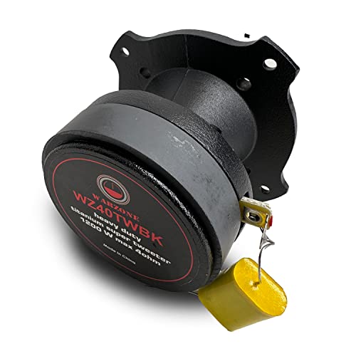 WARZONE WZ40TW-BK 1" Titanium Super Bullet Tweeter