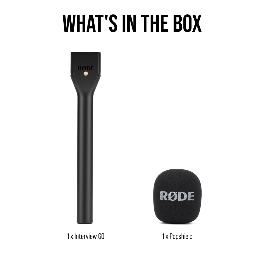 RØDE INTERVIEWGOBLK Handheld Wireless Microphone Adapter