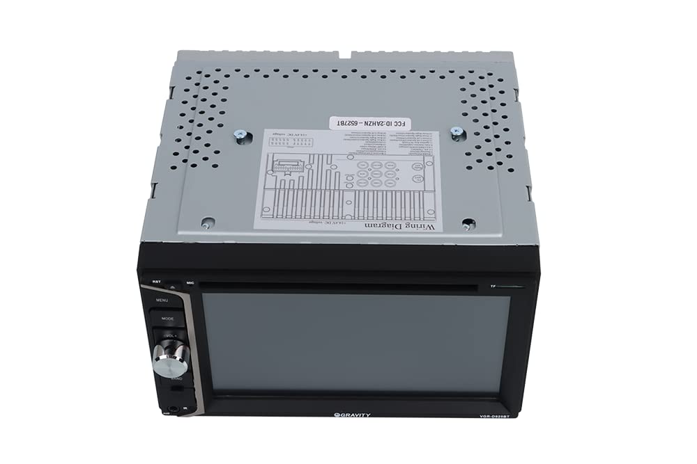 Gravity VGR-D920BT 6.2" Double DIN DVD Receiver