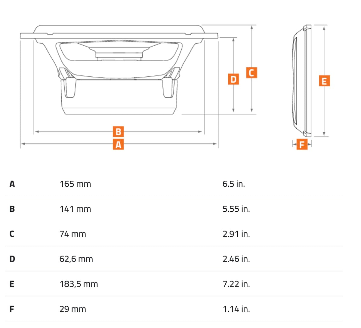 Hertz MPX165-3 6.5" Two-Way Coaxial Speakers