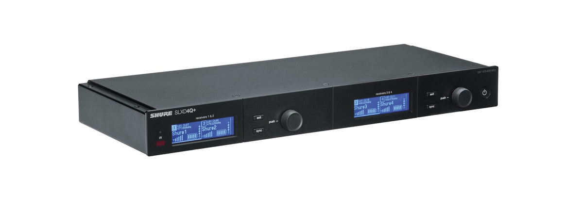 Shure SLXD4Q+=-G57 Quad-Channel Digital Wireless Receiver
