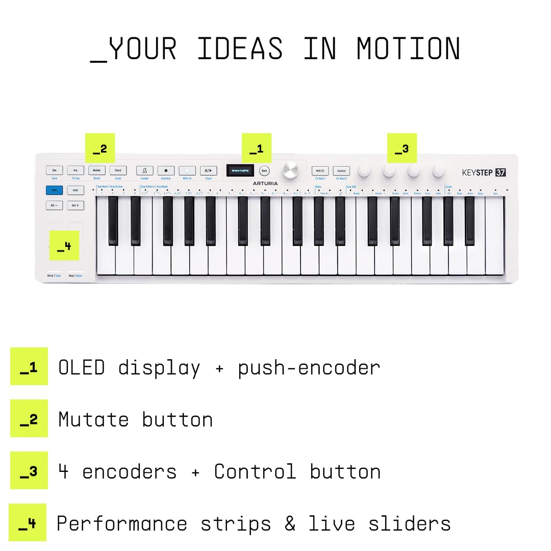 Arturia KeyStep 37 mk2 MIDI Controller & Sequencer