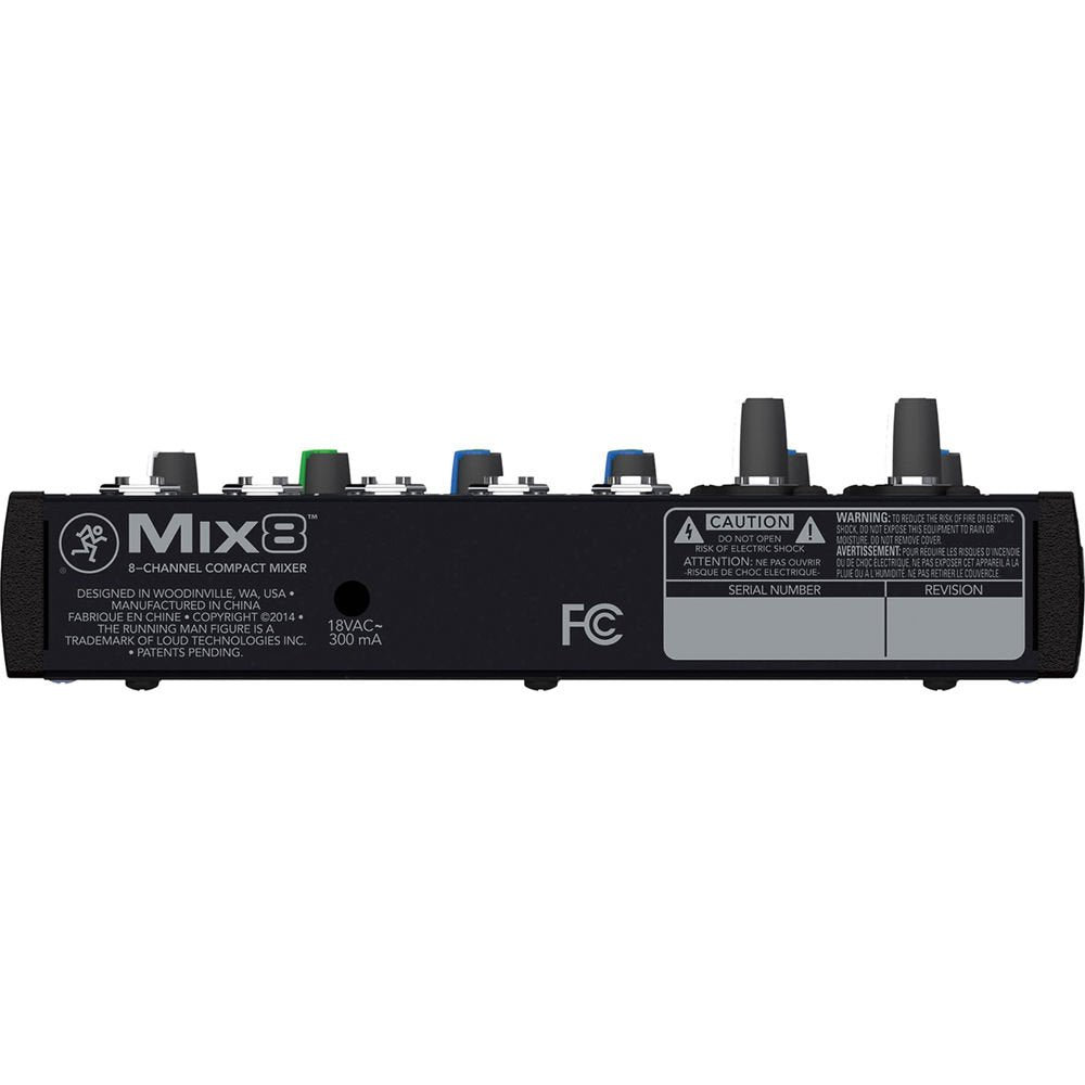 Mackie Mix8 8-Channel Compact Analog Mixer