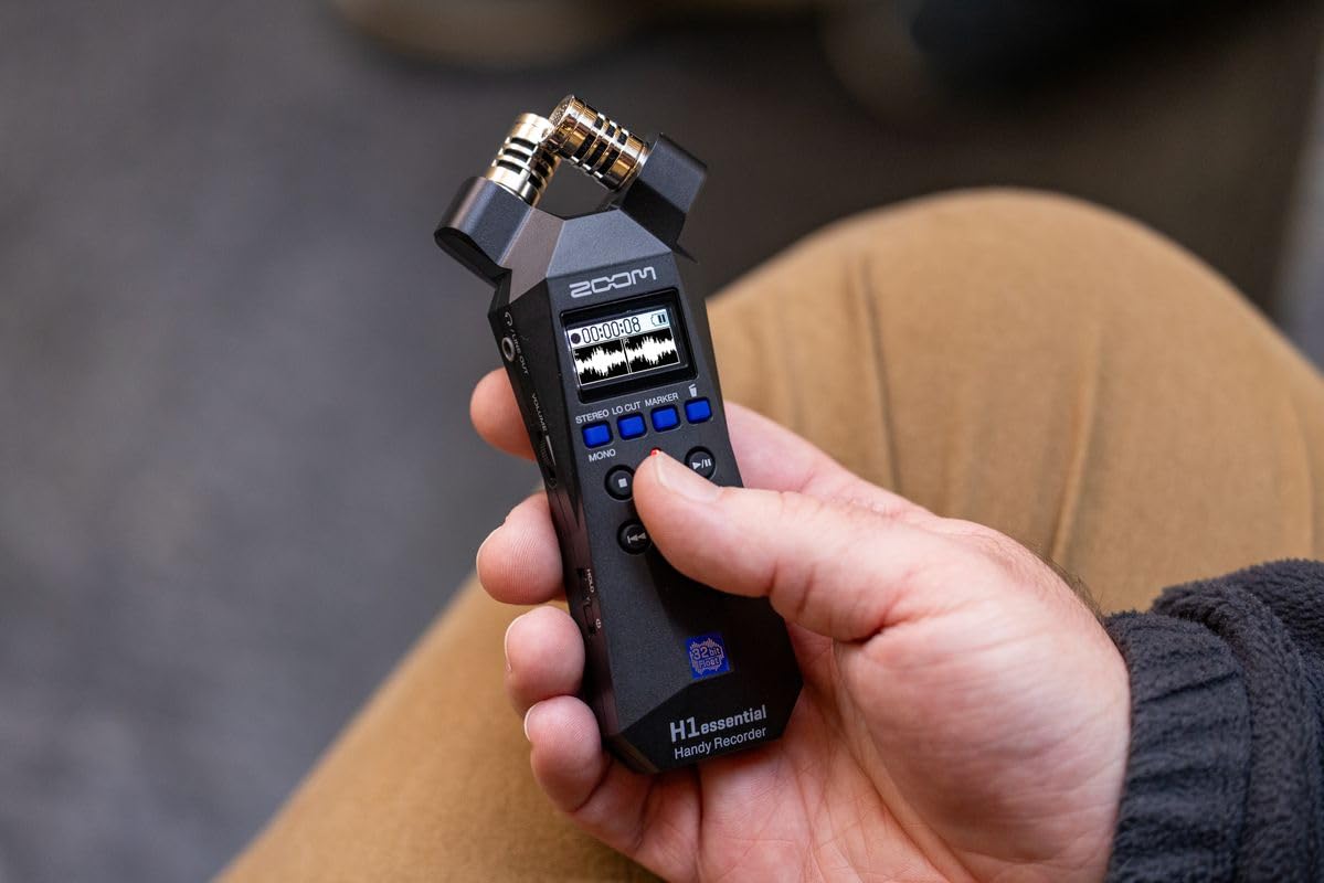 Zoom H1essential 32-Bit Float Stereo Handy Recorder