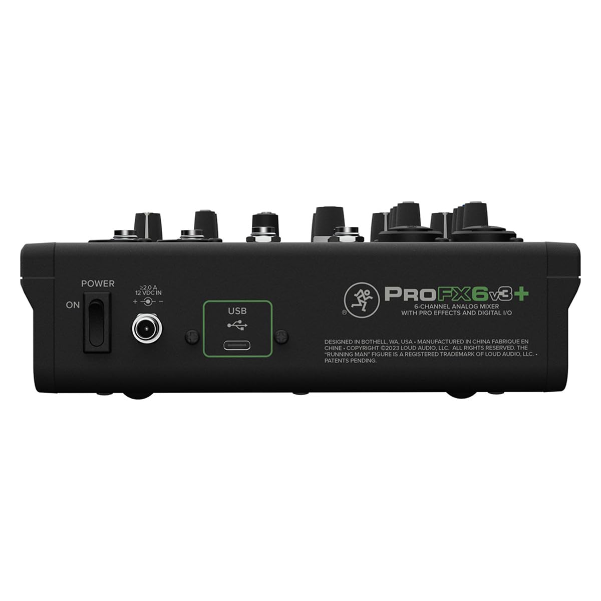 Mackie ProFX6v3+ 6-Channel Analog USB-C Mixer