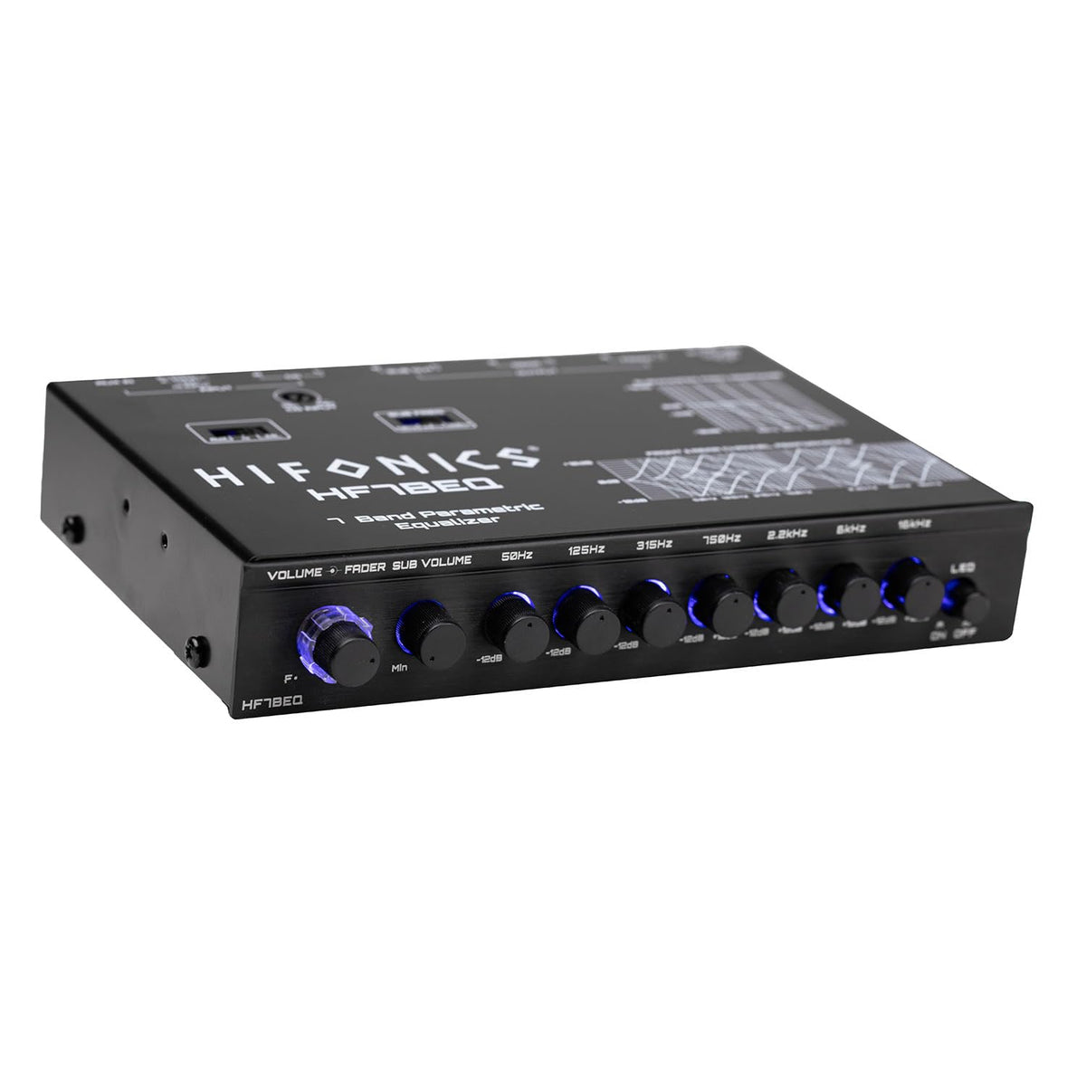 Hifonics HF7BEQ 7-Band Equalizer with Crossover
