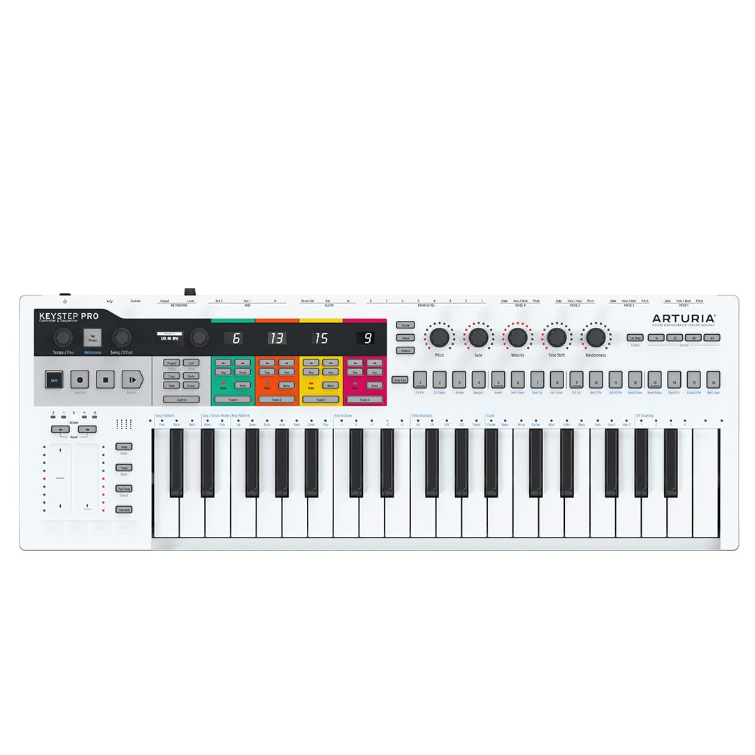 Arturia KEYSTEP-PRO WHITE 37-Key MIDI Sequencer Controller