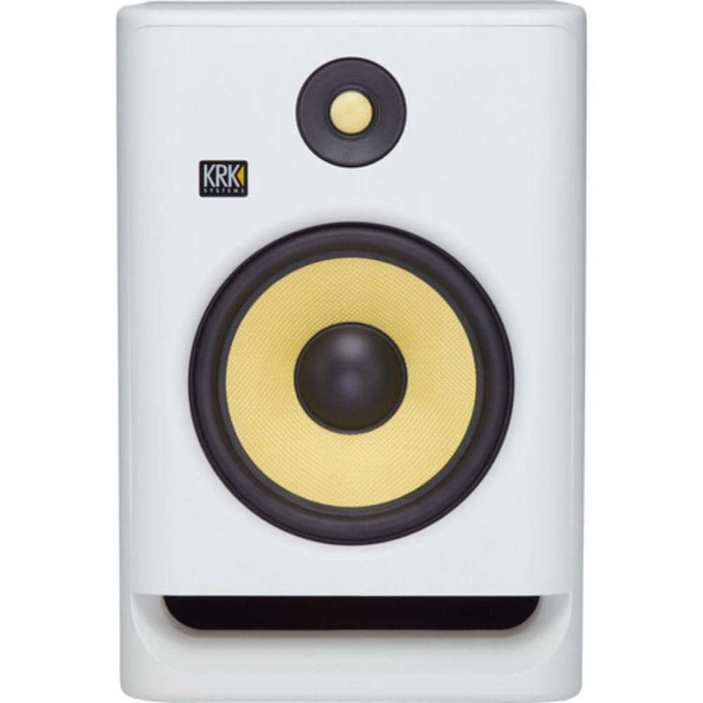 KRK RP8G4WN-NA ROKIT 8 G4 White 8" Studio Monitor
