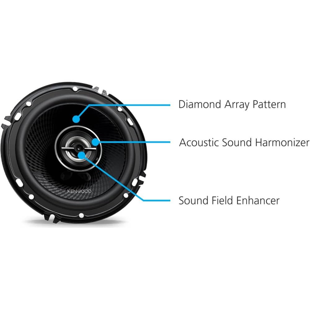 Kenwood KFC-1696PS 6.5" 2-Way Car Speakers