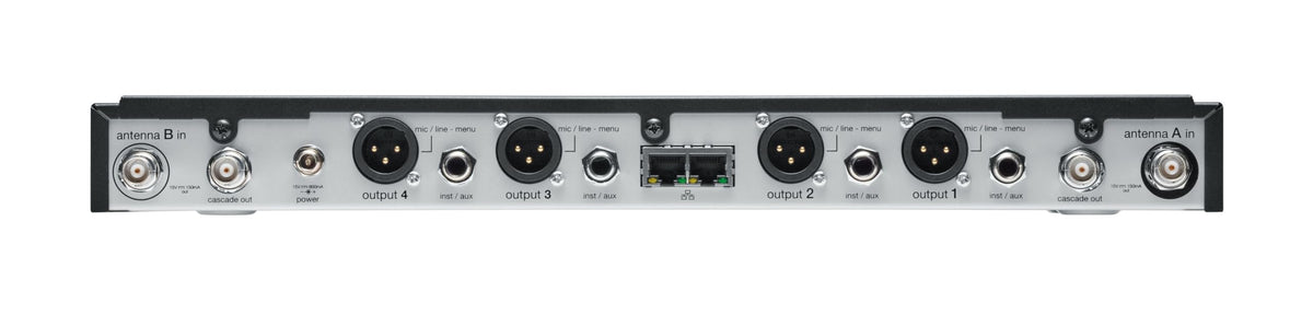 Shure SLXD4Q+=-G57 Quad-Channel Digital Wireless Receiver