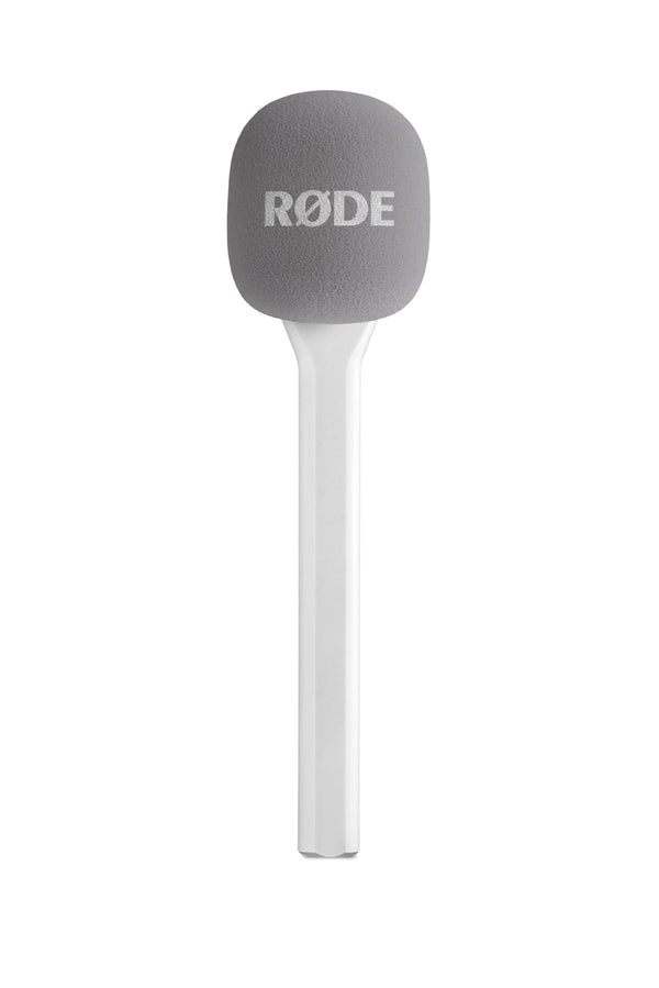 RØDE INTERVIEWGOW White Handheld Microphone Adaptor