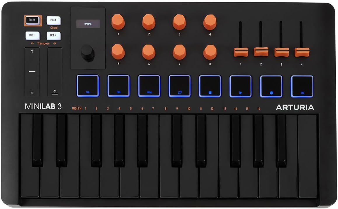 Arturia MINILAB 3 ORANGE 25-Key USB MIDI Controller