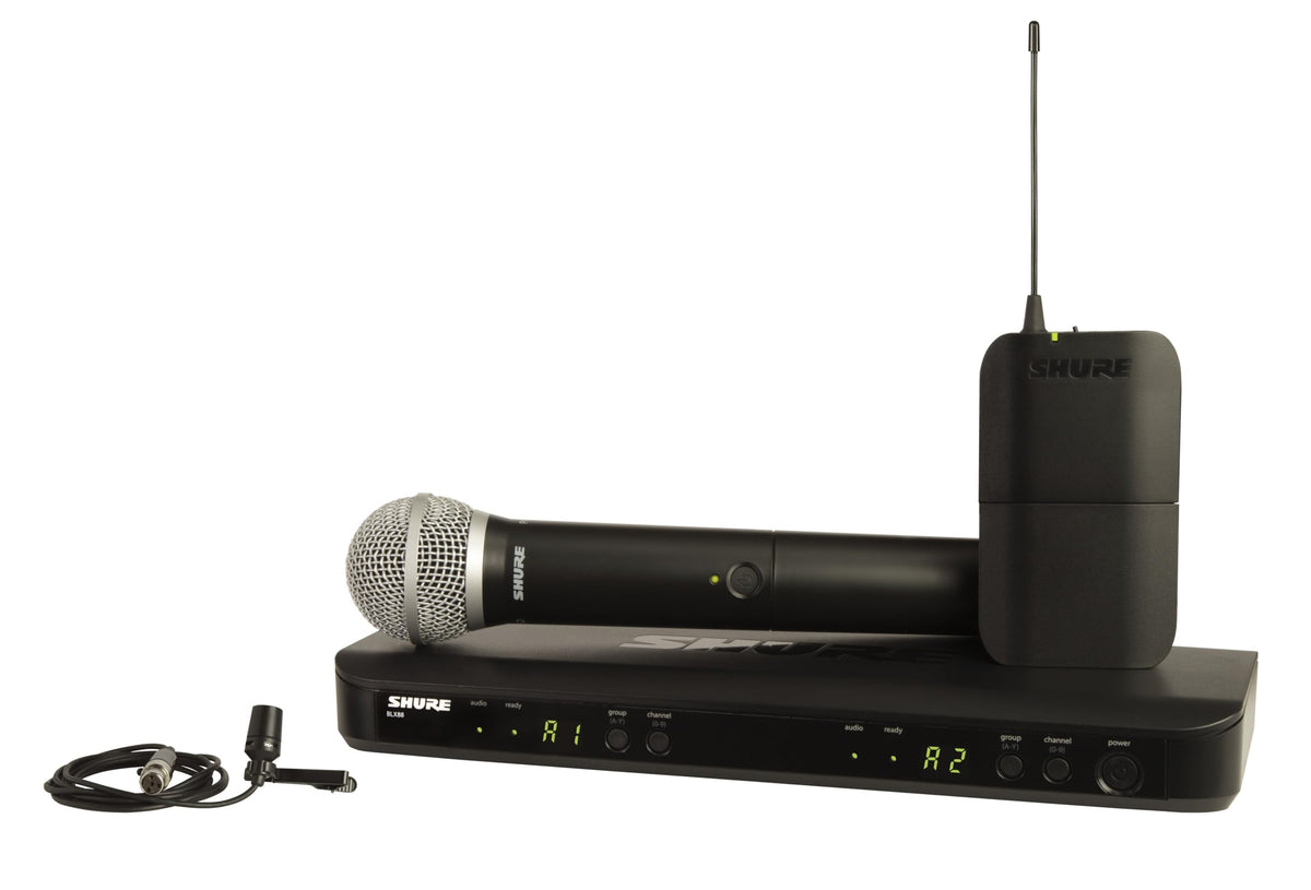 Shure BLX1288/CVL-H10 Dual Wireless Microphone System