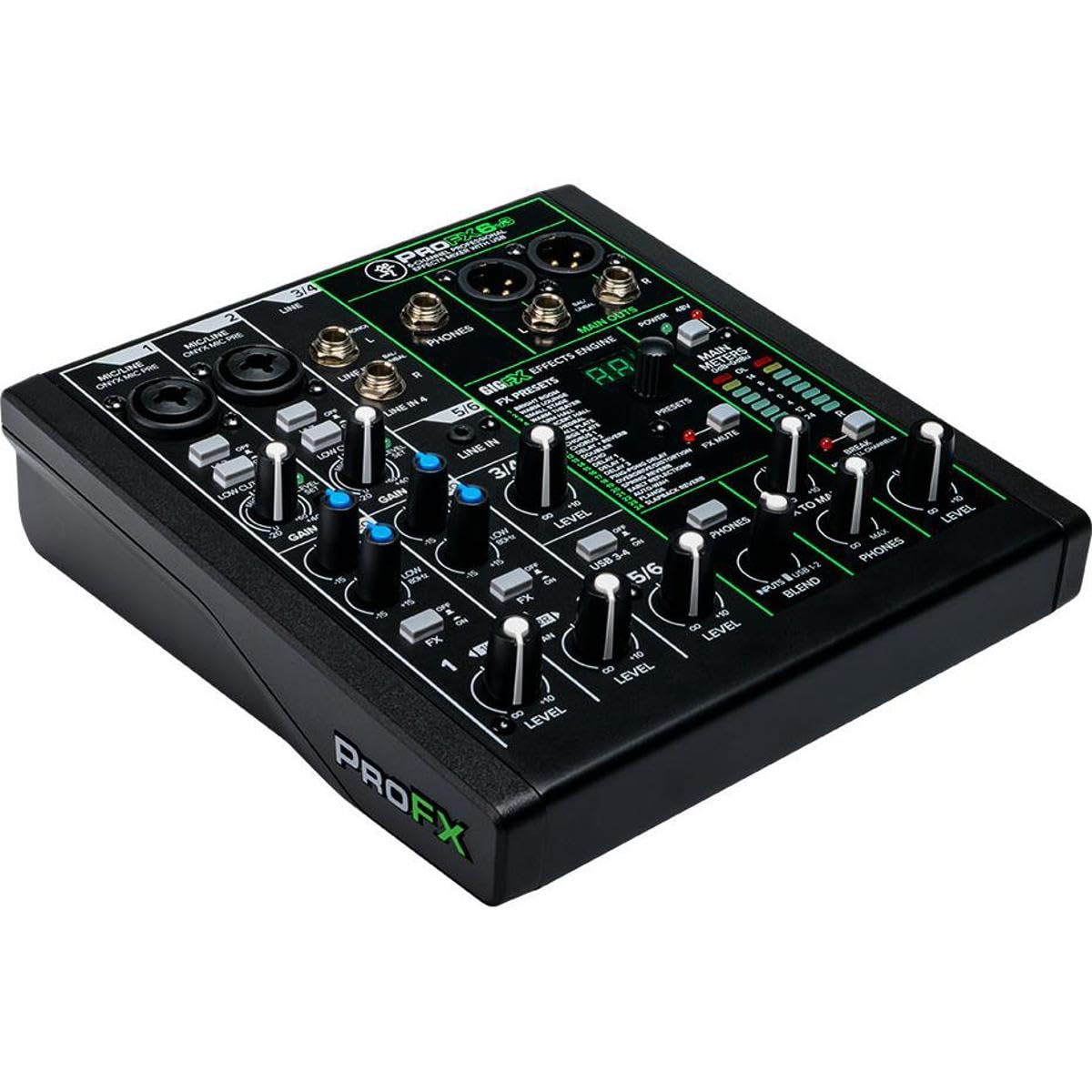 Mackie ProFX6v3 6-Channel USB Analog Mixer