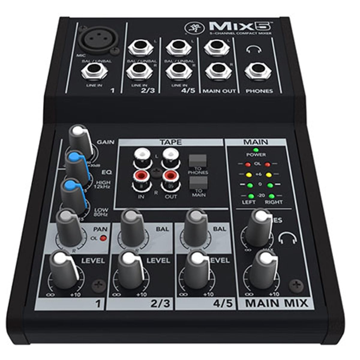 Mackie Mix5 5-Channel Compact Mixer