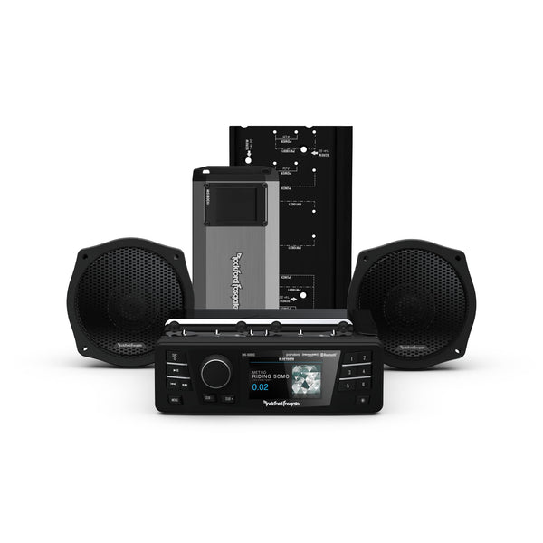 Rockford Fosgate HD9813SG-PMX-STG2 6.5" Harley Audio Kit
