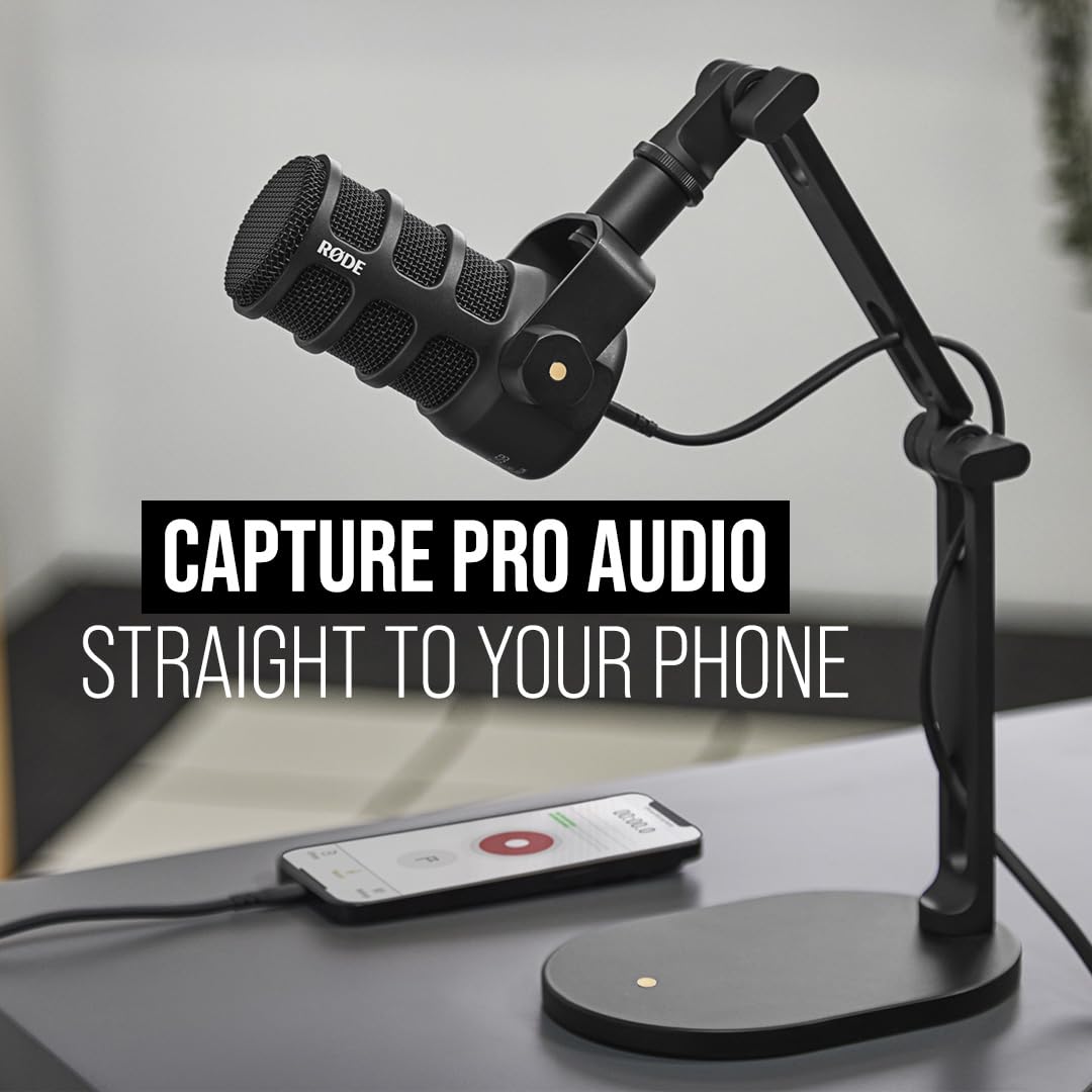 RØDE PODMICUSB Dynamic USB/XLR Broadcast Microphone