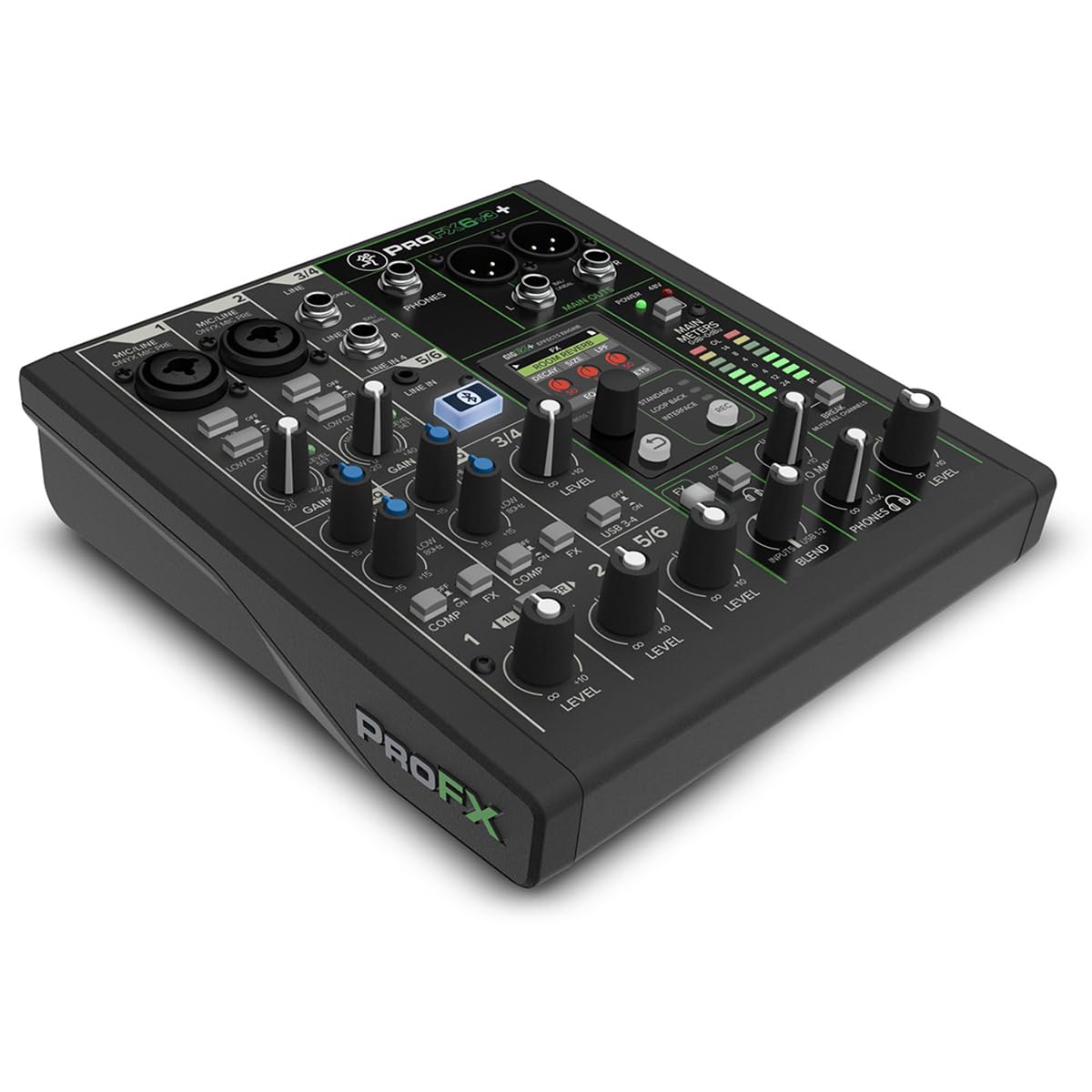 Mackie ProFX6v3+ 6-Channel Analog USB-C Mixer