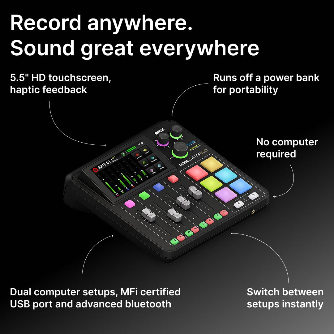RØDE RCDUO-B RØDECaster Duo Audio Production Console