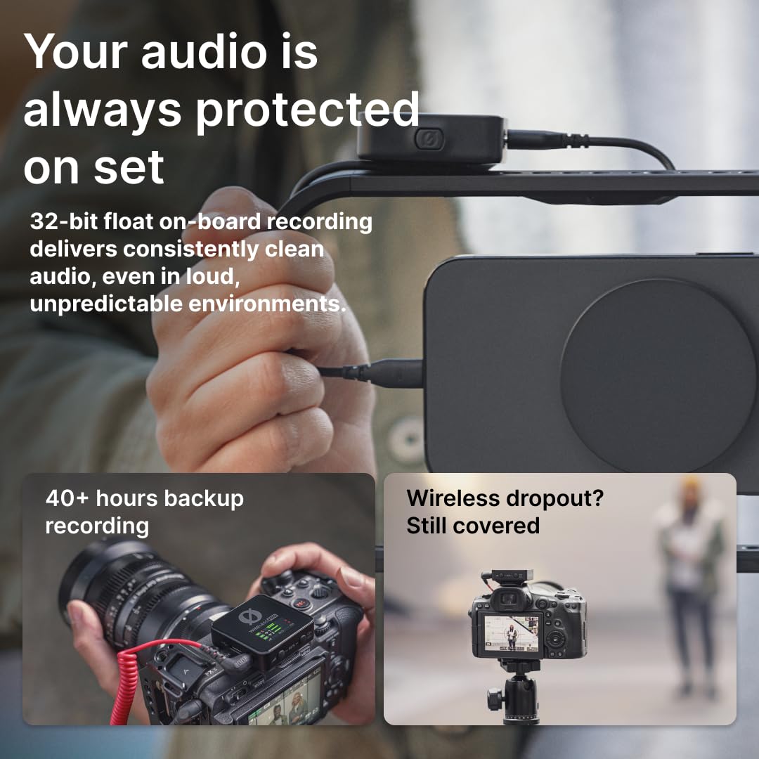 RØDE WIRELESS PRO BLACK Compact Wireless Microphone System