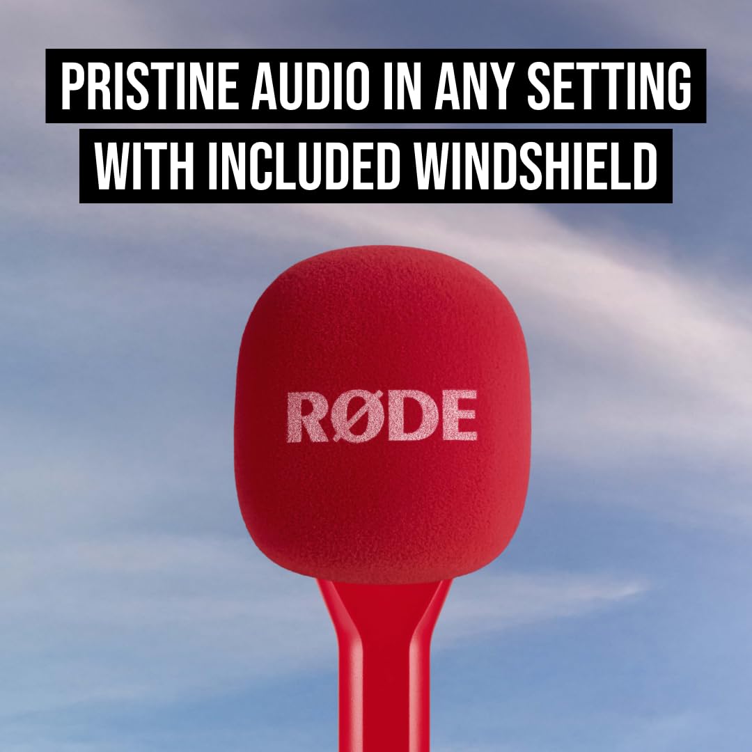 RØDE INTERVIEWGORED Interview GO Handheld Adapter, Red