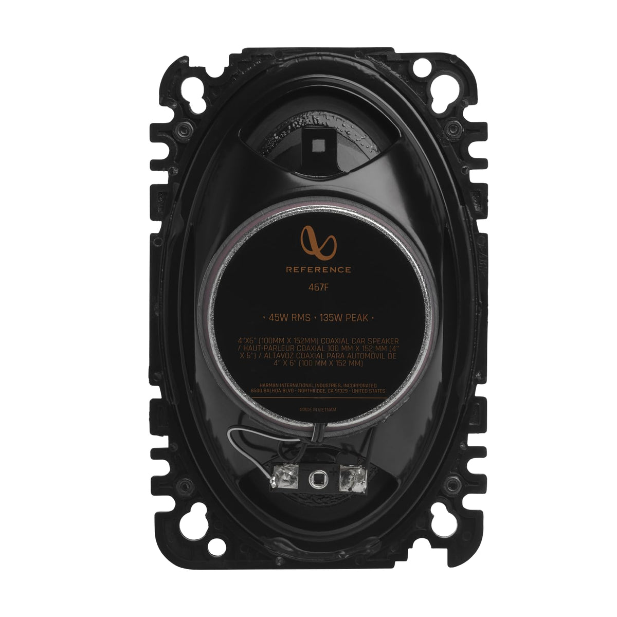 Infinity REF467F 4x6" 2-Way Coaxial Car Speakers