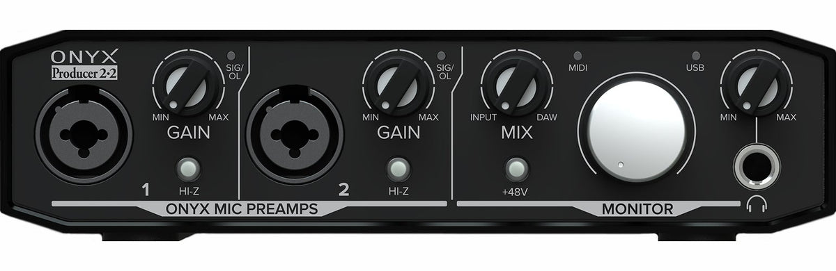 Mackie ONYX PRODUCER 2-2 USB Audio/MIDI Interface