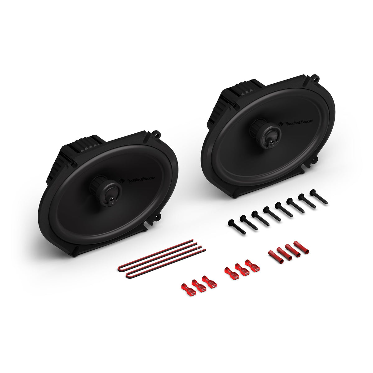 Rockford Fosgate P1V2-68 6x8" 3-Way Coaxial Speakers