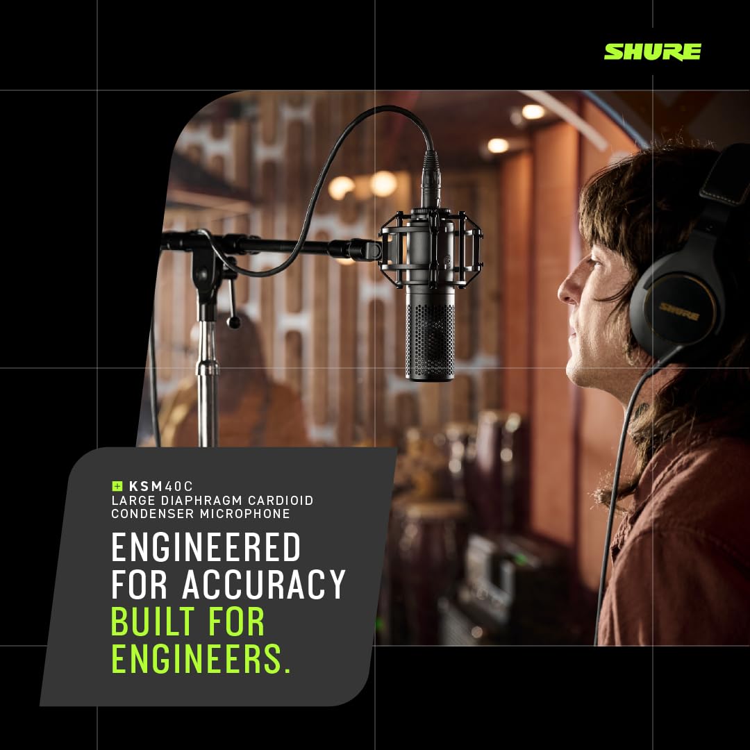 Shure KSM40C 1" Cardioid Condenser Microphone
