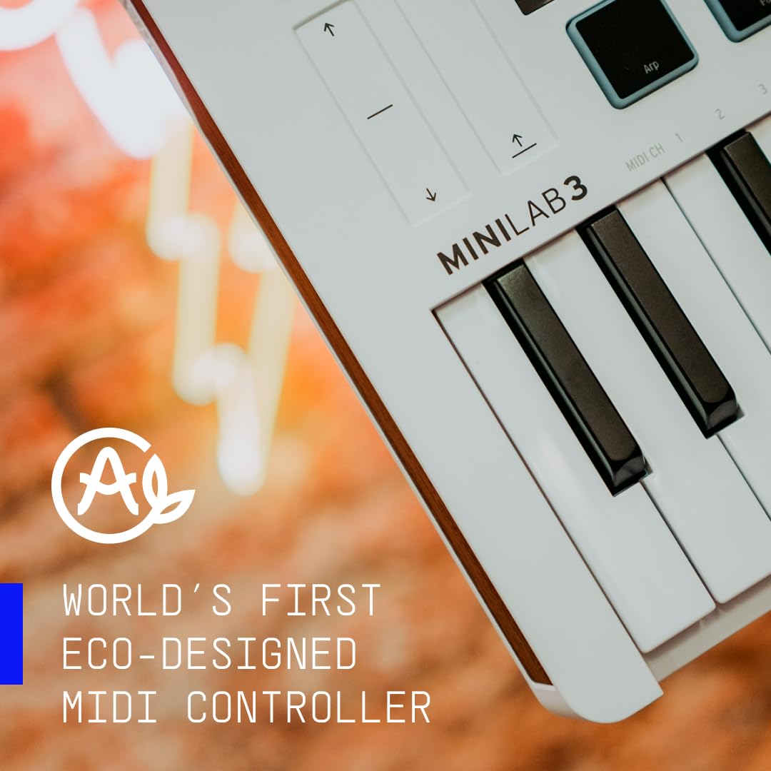 Arturia MiniLab 3 25-Key Universal MIDI Controller