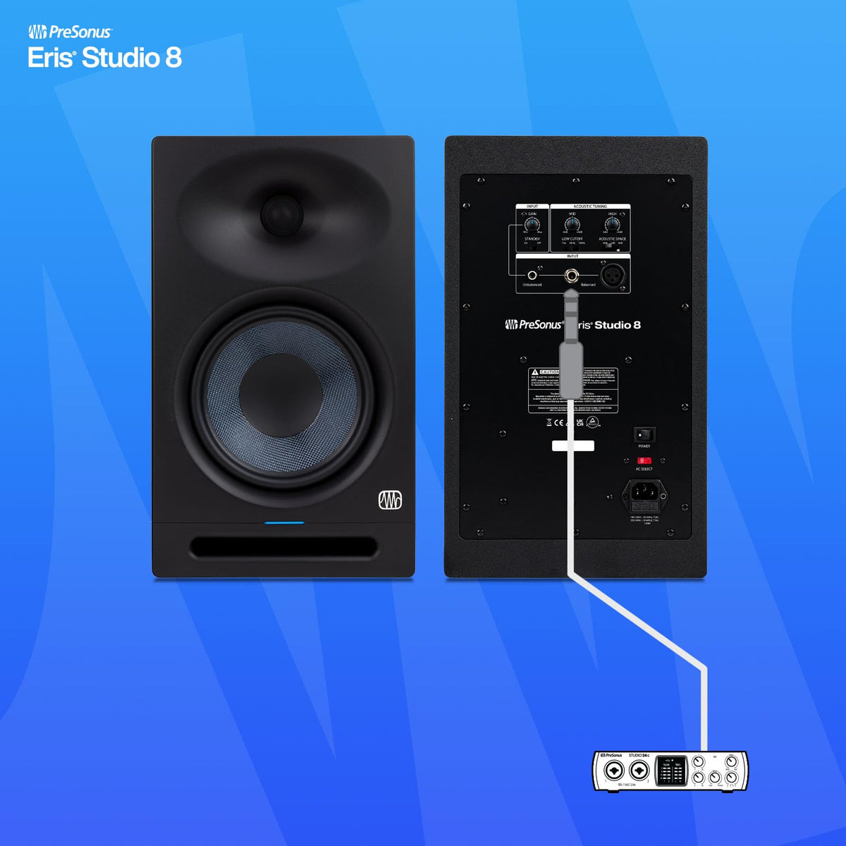 PreSonus ERIS-STUDIO8 8" Active Studio Monitor