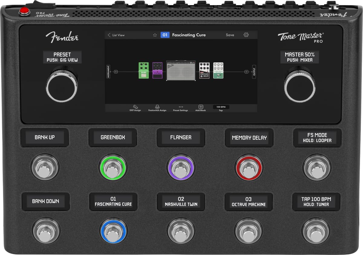 Fender TONE MASTER PRO 120V Multi-Effects Guitar Workstation