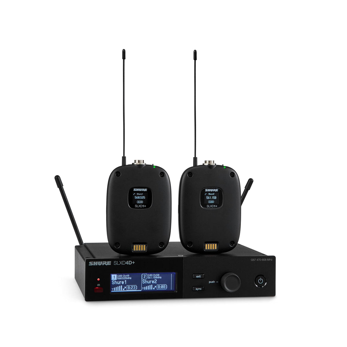 Shure SLXD14D+ Dual Wireless Bodypack System