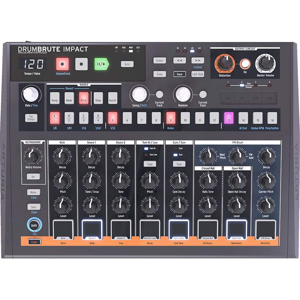 Arturia DRUMBRUTE IMPACT Analog Drum Machine