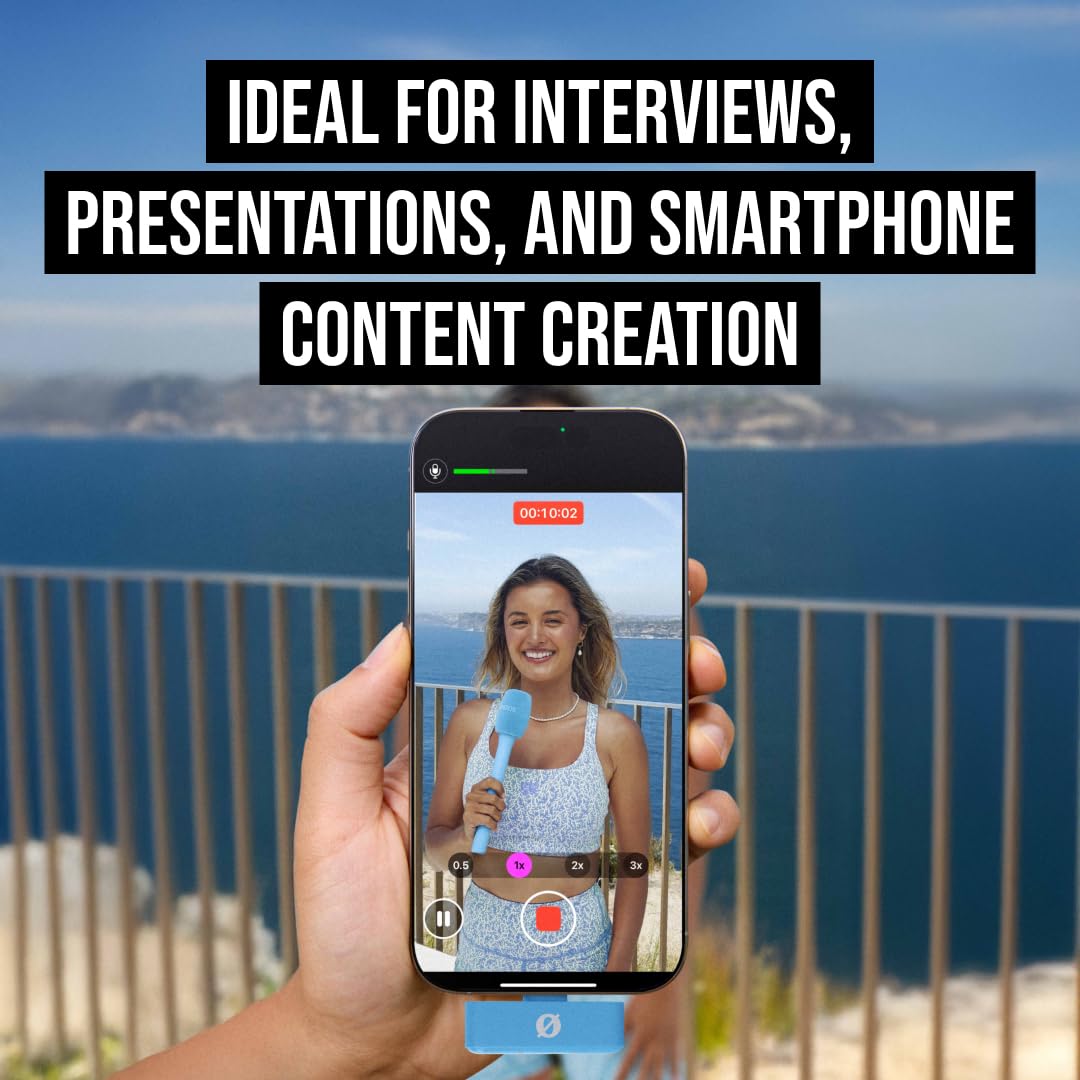 RØDE INTERVIEWMICROBLU Wireless Micro Handheld Adaptor