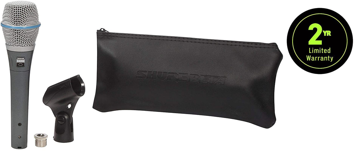 Shure BETA87A Supercardioid Condenser Vocal Microphone