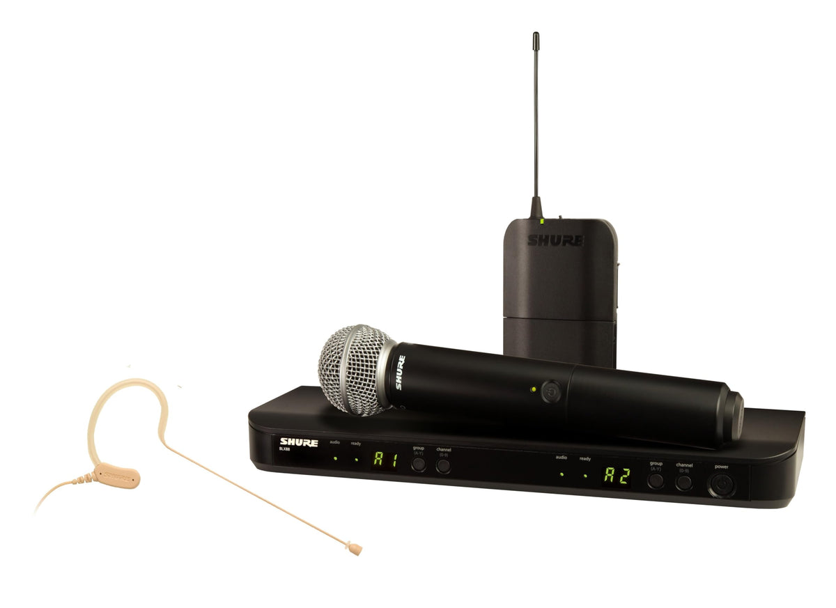 Shure BLX1288/MX153 Dual-Channel Wireless Microphone System