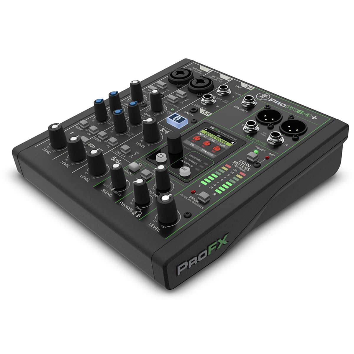 Mackie ProFX6v3+ 6-Channel Analog USB-C Mixer