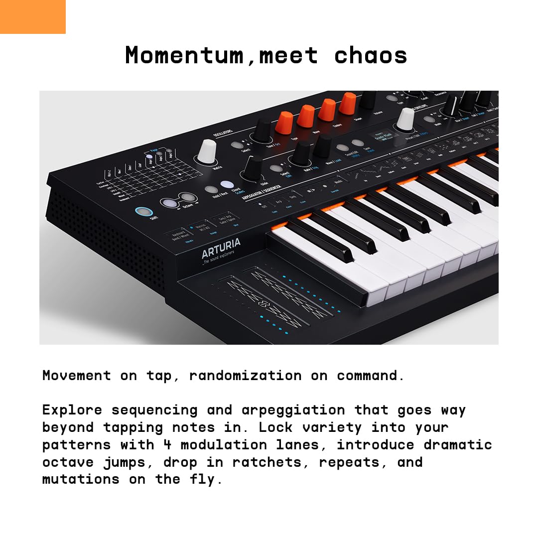 Arturia MINIFREAK 37-Key 6-Voice Hybrid Synthesizer