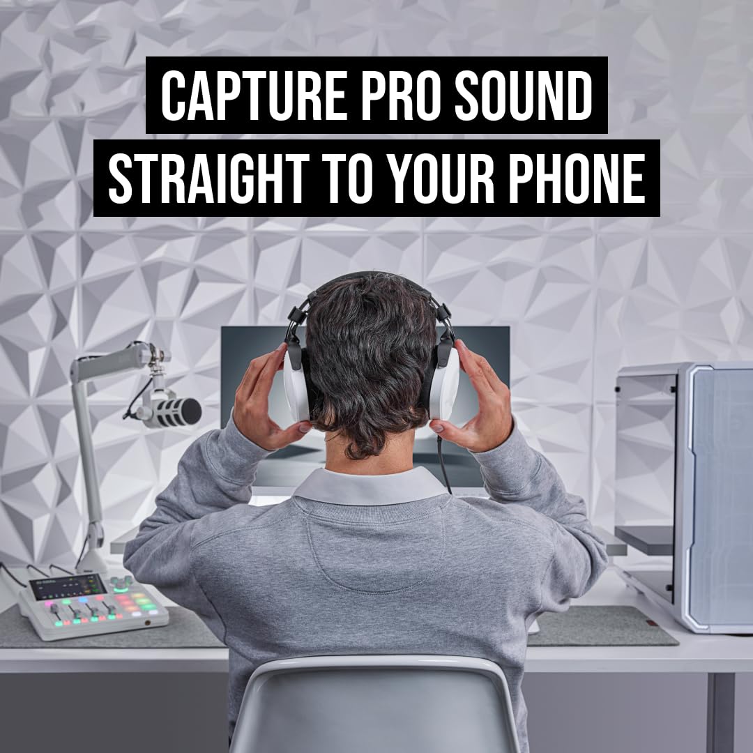 RØDE PODMICUSBW PodMic USB Dynamic Broadcast Microphone