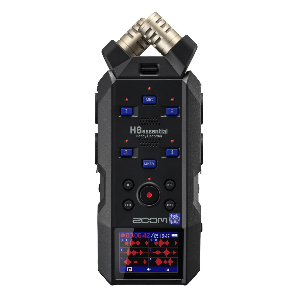 Zoom H6essential 6-Track 32-Bit Float Handy Recorder