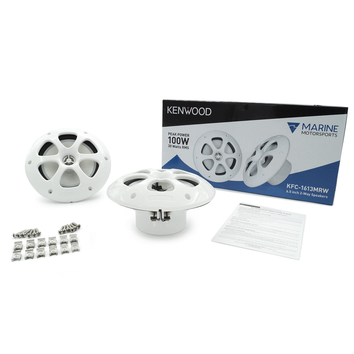 Kenwood KFC-1613MRW 6.5" Marine/Motorsports Speakers